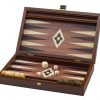 Wenge Travel Backgammon Set